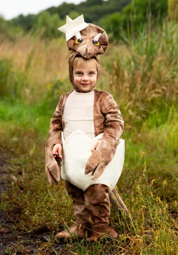 Vista 13 de Disfraz de Triceratops para Niños Pequeños Multicolor