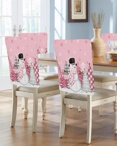 Vista 13 de Fundas para sillas de playa de verano, 4 piezas, fundas protectoras extraíbles para sillas de comedor, fundas protectoras extraíbles para sillas