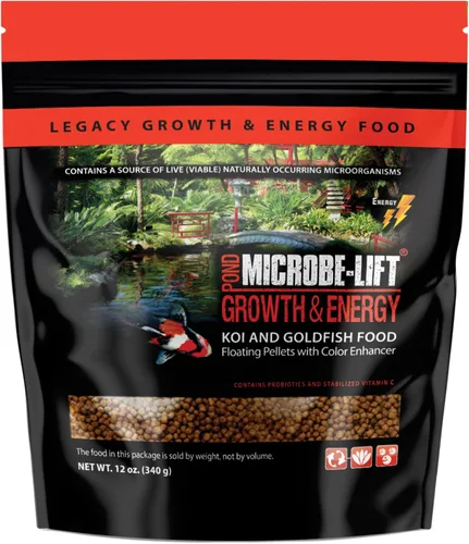 Vista 9 de MICROBE-LIFT Pellets flotantes de alto crecimiento y energía para estanques, jardines acuáticos y fuentes, seguros para peces dorados vivos y koi