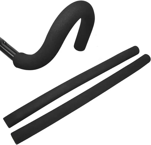 Vista 8 de LIZEALUCKY Empuñaduras de goma de espuma flexible para manillar de bicicleta, paquete de 2 unidades, diámetro interior de 0.9 pulgadas