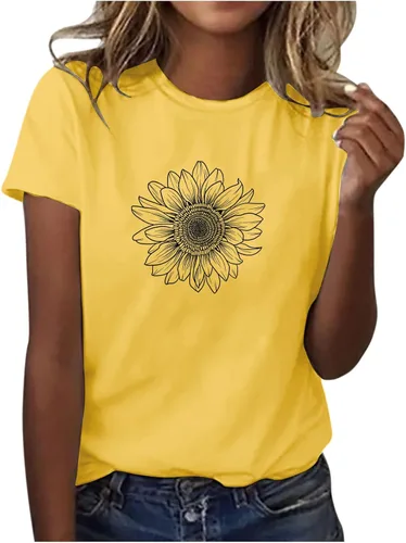 Vista 107 de Camiseta con estampado de animales para mujer, camiseta de libélula divertida, linda camiseta de manga corta, blusa de primavera 2023, camisas