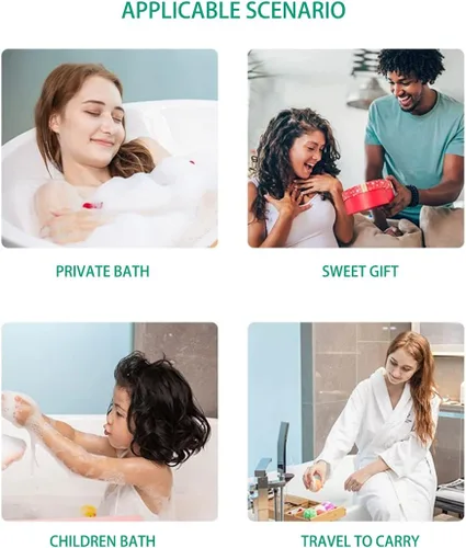 Vista 3 de Set de regalo de bombas de baño, orgánicas hechas a mano con materiales 100% naturales para niños, mujeres y hombres, el mejor regalo para todos