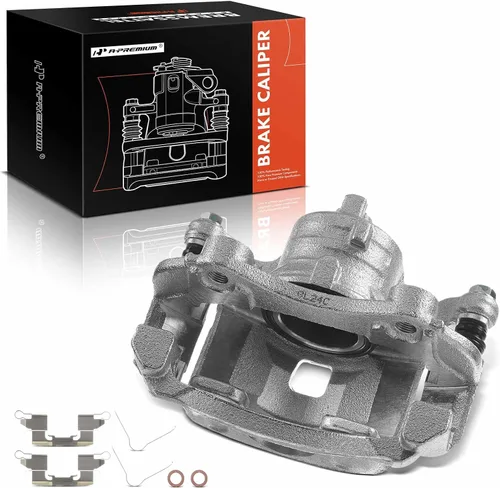 Vista 10 de A-Premium Conjunto de pinza de freno de disco con soporte compatible con modelos Nissan - Versa 2012-2019, Versa Note 2014-2019, marzo 2012-2015
