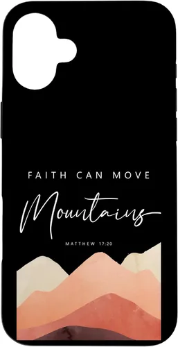 Vista 23 de Faith Can Move Mountains - Matthew 17 20 Inspiring Christian Case for iPhone 17