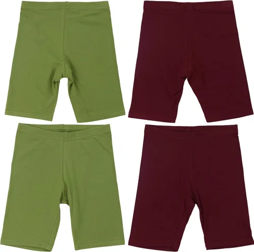 Vista 7 de ToBeInStyle Pantalones cortos de mezcla de algodón y elastano para niñas