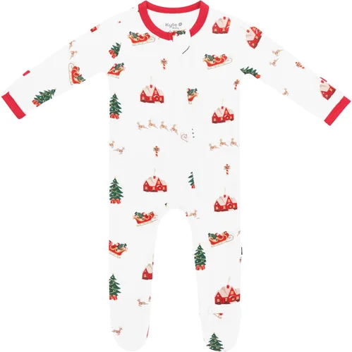 Vista 84 de KYTE BABY Pies unisex con cierre de cremallera, rayón hecho de bambú, 0-24 meses