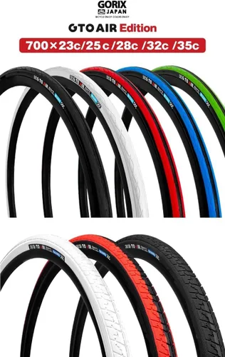 Vista 2 de Neumático para Bicicleta de Carretera GORIX 700×23C 25c 28C 32c 35c para Ciclismo (Gtoair)