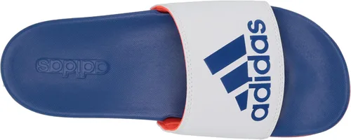 Vista 5 de adidas - Sandalia Adilette cómoda para hombres., BlancoTeam Royal BlueSolar Red, 5