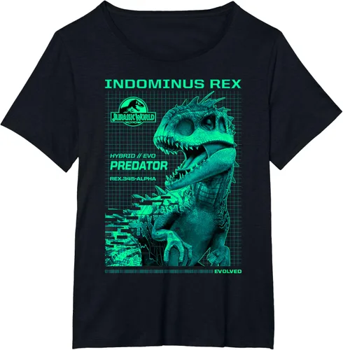 Vista 37 de Jurassic World Indominus Rex Hybrid Predator T-Shirt Small Negro