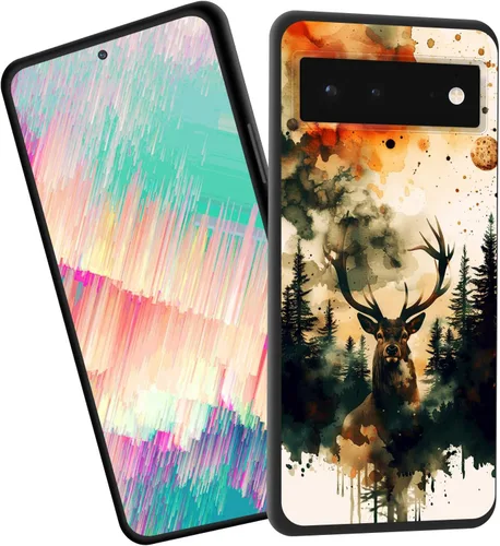 Vista 178 de Funda delgada para Google Pixel 4 XL, funda delgada de silicona de TPU suave a prueba de golpes para Google Pixel 4 XL, astronauta Galaxy