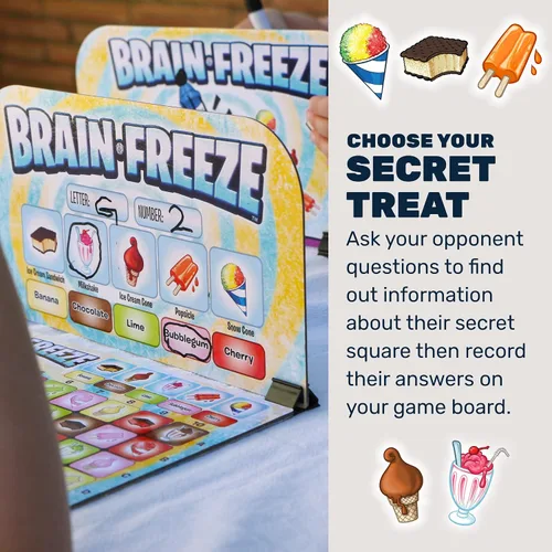 Vista 6 de Brain Freeze From MIGHTY FUN, Juego de mesa ganador de premios, para niños y familias, diversión y juego educativo para aprender estrategias