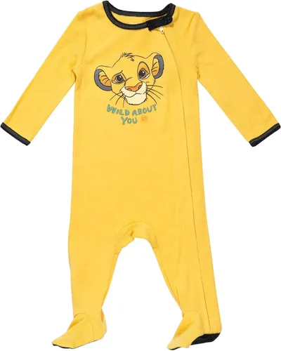 Vista 2 de Disney Winnie The Pooh Lion King Monsters Inc. Pixar Toy Story - Paquete de 2 overoles Sleep N' Play para recién nacidos hasta bebés