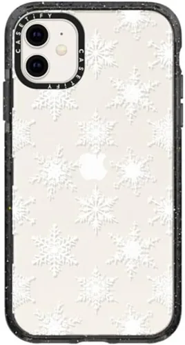 Vista 12 de Funda Impact de CASETiFY para iPhone 11 - Tiempo A Solas de Esther Kim - Negro Claro