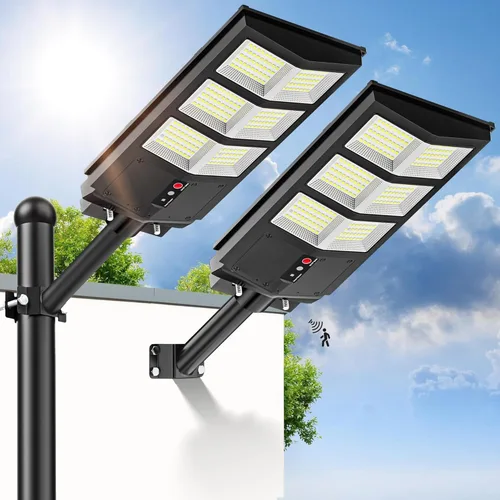Vista 9 de Sunwish Luces solares para exteriores, 1 paquete, sensor de movimiento, del atardecer al amanecer, IP66