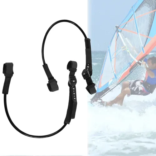 Vista 6 de 2 correas de arnés de windsurf, correa ajustable para tabla de surf de 28 a 34 pulgadas, accesorios de fitness para surf al aire libre