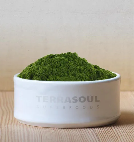 Vista 3 de Terrasoul Superfoods Jugo de hierba de trigo orgánico en polvo, 20 onzas - Cultivado en Estados Unidos