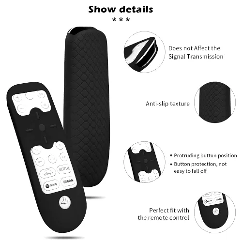 Vista 3 de Silicone Protective Case Compatible for Sony ps5 Remote Skin case, Silicone Sleeve for Sony PS5 Remote Control, Shock Absorption Washable, Glow in
