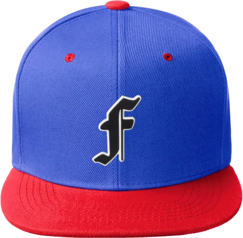 Vista 430 de Daxton Gorra clásica con visera de billete plano con letras del alfabeto inglés antiguo de la A a la Z