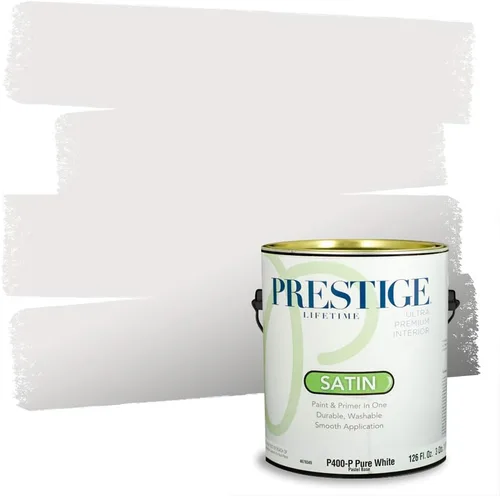 Vista 194 de PRESTIGE Pintura exterior e imprimación en uno, bingo, satén, 1 galón