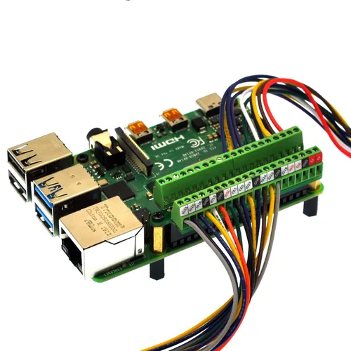 Vista 6 de Módulo de placa de conexiones de bloque de terminales GPIO RPi ultra pequeño, para Raspberry Pi