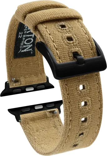 Vista 11 de BARTON WATCH BANDS - Bandas de reloj de lona compatibles con modelos de Apple Watch - 1, 2, 3, 4, 5, 6, 7, 8, 9, 10, SE, Ultra y Ultra 2 Available