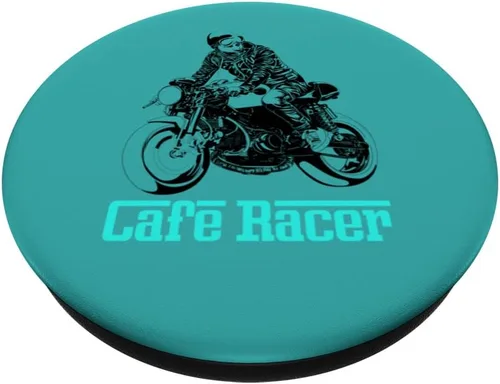 Vista 2 de Cafe Racer Biker Men Women Adult Teens Boys Girls Kids Youth PopSockets Swappable PopGrip