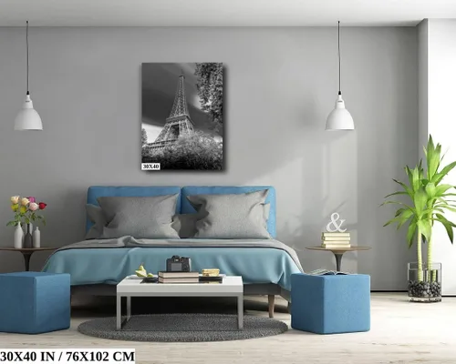Vista 8 de Eiffel Tower, Paris, France - Print/Canvas/Acrylic/Metal (Acrylic Print, 16x20 Inches)