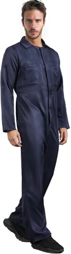 Vista 7 de Mono azul con máscara cuchillo llavero collar, mono disfraz de Halloween