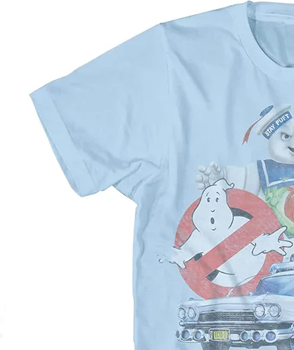 Vista 5 de Ghostbusters Mens Stay Puft Shirt Stay Puft Logo Tee Shirt Graphic T-Shirt