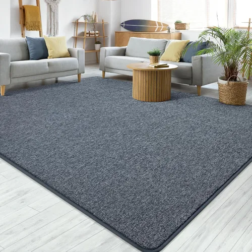 Vista 28 de Chicrug - Alfombra geométrica moderna de 2 x 6 pies para dormitorio o pasillo Negro Geometric