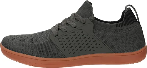 Vista 3 de WHITIN - Tenis minimalistas anchas para hombre, suela plana sin caída, estabilidad en el mediopié