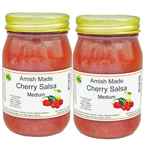 Vista 6 de Arndts Fudgery Amish Made Salsa Tarros de 2-16 onzas (manzana mediana)