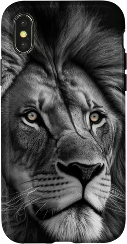 Vista 5 de Funda de retrato oscuro con cara de león para iPhone 16