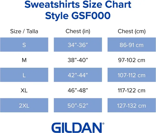 Vista 5 de Gildan Sudadera de cuello redondo Softstyle para adultos, estilo GSF000