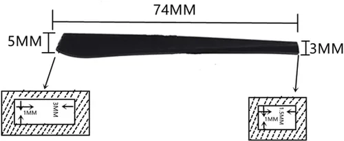 Vista 3 de Piezas de repuesto para Oakley Wingspan OX5040 OX5052 Eye Glass Frame
