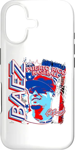 Vista 32 de Funda para iPhone 11 Javier Baez International Baseball Puerto Rico MLBPA