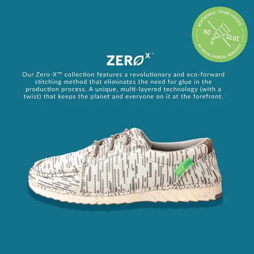 Vista 2 de Twisted X Tenis casuales Zero-X para niños, zapatos de lona sin cordones para niños y niños pequeños, Marrón, 0 Little Kid