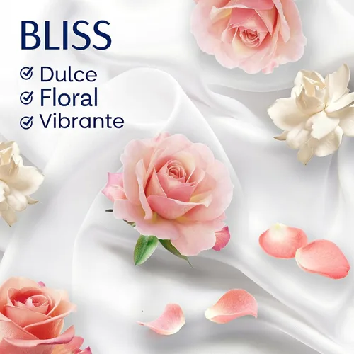 Vista 4 de Downy Infusions Mega Toallitas para Secadora, Suavizante de Telas para la Lavandería, BLISS, Ámbar y Rosa, 130