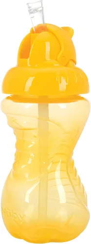 Vista 7 de Nuby Vaso Flip-It sin derrames, 10 onzas, paquete individual de 1 taza, los colores pueden variar