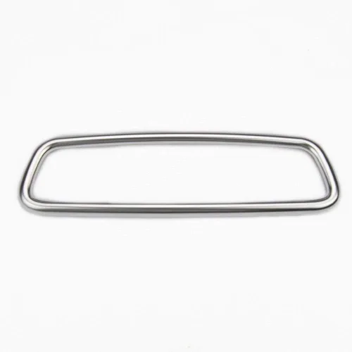 Vista 2 de YIWANG Fibra de carbono/madera de ceniza negra/plata mate para espejo retrovisor interior marco 1 pieza para BMW 3 4 Series X3 X5 X6 F15 F16 F25 F30