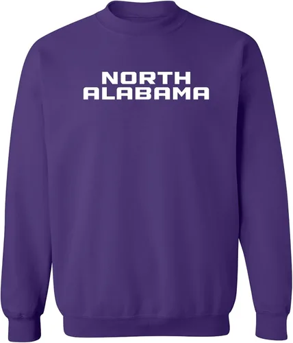 Vista 9 de UGP Campus Apparel NCAA Bloque Básico, Cuello Redondo Color del Equipo, Colegio, Universidad Cremalleras Akron Navy