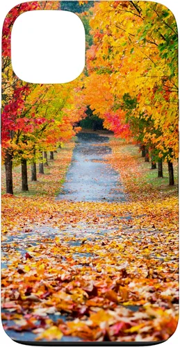 Vista 7 de iPhone 11 Otoño Hojas - Hermoso estuche de arboles