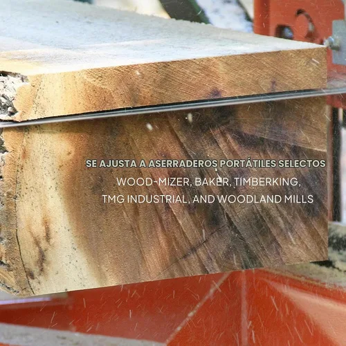 Vista 3 de Wood-Mizer Hojas de sierra de cinta para aserradero de 158 pulgadas, paquete de 5 – Sierrado multiuso DoubleHard 10°