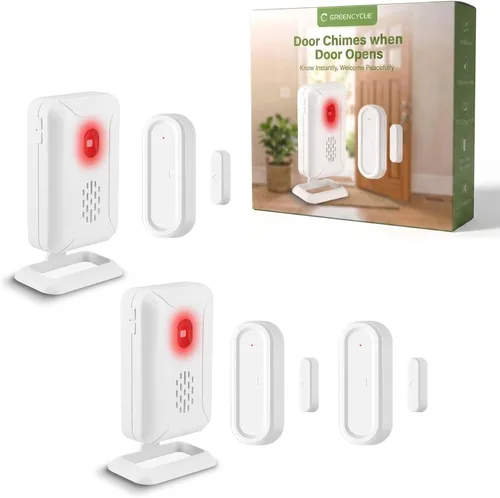 Vista 12 de Alarmas de puerta cuando se abre, GreenCycle Timbres de puerta cuando