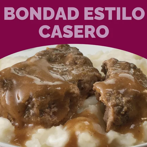 Vista 12 de HORMEL COMPLEATS Pastel de carne y salsa con puré de papas bandeja para microondas, 9 onzas (paquete de 6) Calentar y comer, comidas
