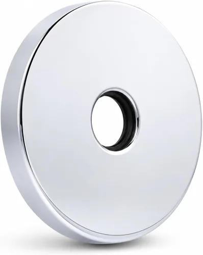 Vista 4 de Corla Moderno plato de escudo de 3.5 pulgadas extra grande Brida de brazo de ducha, cubierta de repuesto universal redonda de 3 1/2 pulgadas