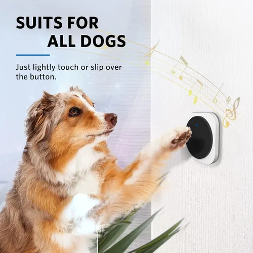 Vista 6 de Add-On - Timbre inalámbrico para perros con área táctil grande y sensible