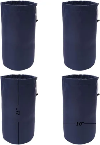 Vista 20 de Bolsa de saco, resistente al agua, con cordón duradero, paquete de 4