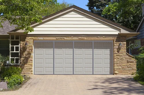 Vista 8 de Liveinu Upgraded Magnetic Garage Door Screen 2 Car Screen Door for Single or Double Garage with Hook & Loop Install Magnetic Closure 9 Ft x 7 Ft