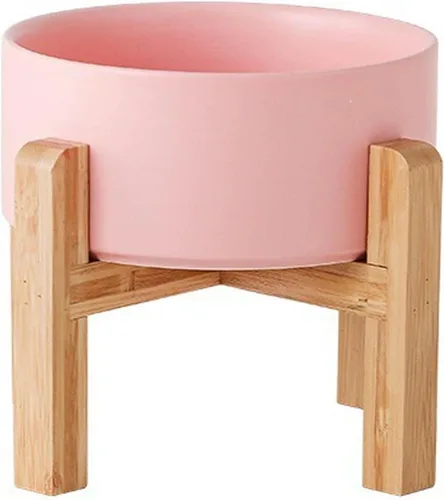 Vista 13 de Tazón de cerámica elevado/relevado negro Petygooing para razas pequeñas de perros, plato de comida y agua para perros con soporte, cuenco